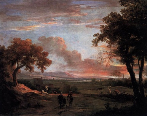 Southern Landscape at Twilight, by Marco Ricci Southern Landscape at Twilight, by Marco Ricci