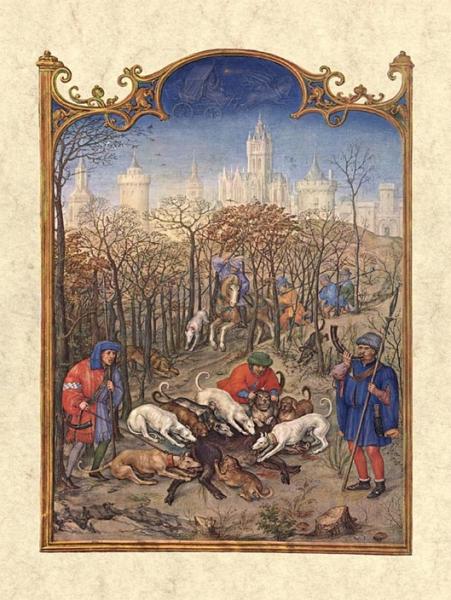 December, detail from the Grimani Breviary December, detail from the Grimani Breviary