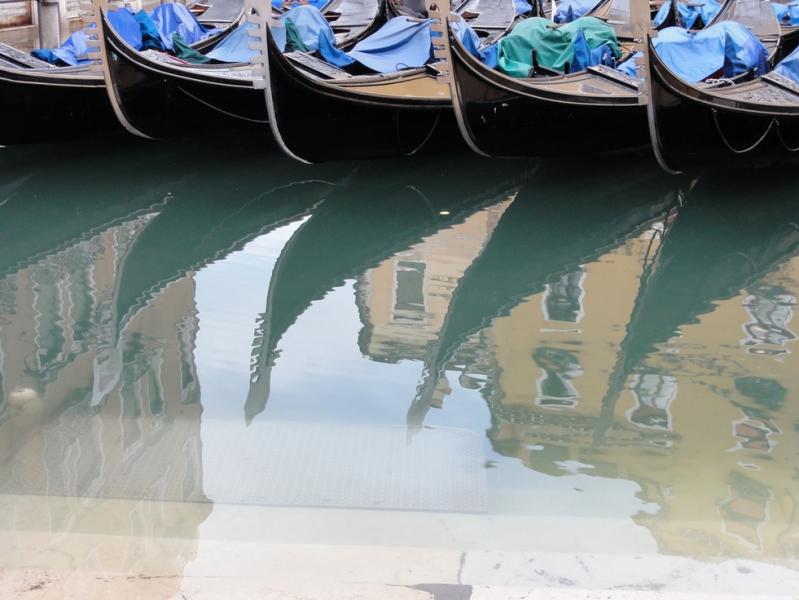 Gondolas in Bacino Orseolo