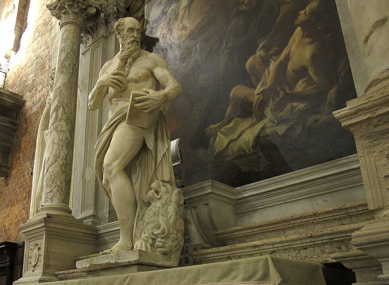 San Gerolamo, at the Frari, by Vittoria San Gerolamo, at the Frari, by Vittoria
