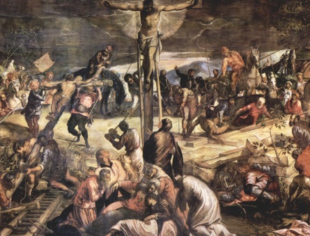 Detail from Tintoretto's Crucifixion Detail from Tintoretto's Crucifixion