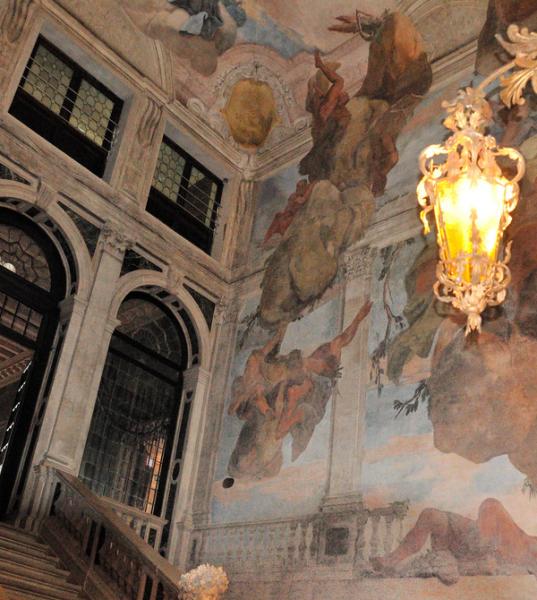 Longhi's Fall of the Giants by the Grand Stairway Longhi's Fall of the Giants by the Grand Stairway