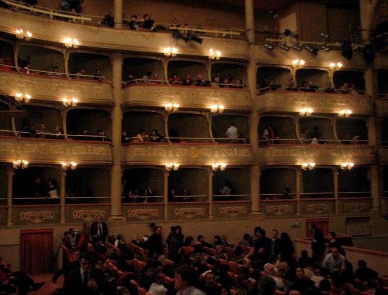 Inside the Teatro Malibran