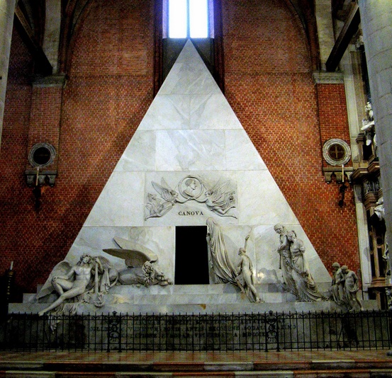 Monument to Canova in the Frari