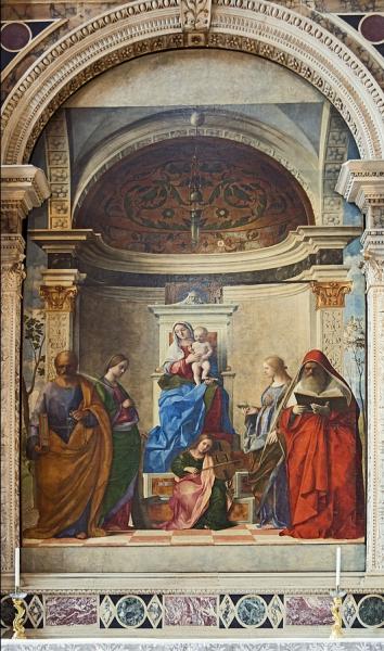 San Zaccaria altarpiece by Giovanni Bellini San Zaccaria altarpiece by Giovanni Bellini