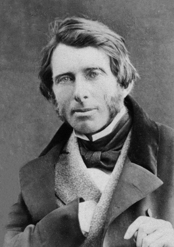 Ruskin in 1863, photographed by William Downey