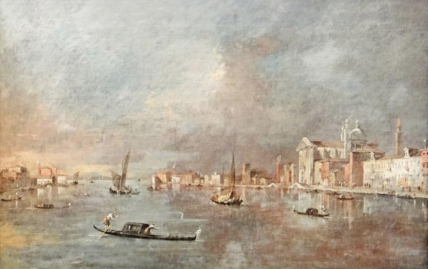 La Canal de la Giudecca, by F. Guardi La Canal de la Giudecca, by F. Guardi
