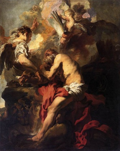 The Vision of St Jerome by Johann Lys The Vision of St Jerome by Johann Lys
