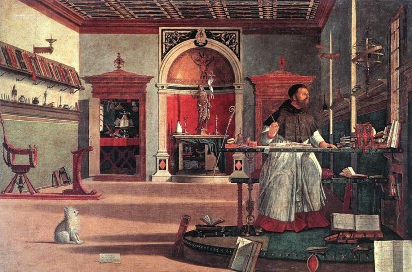Carpacccio, St Augustine in his Study