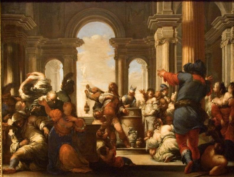 Sacrifice of Jephthah's Daughter, by Mazzoni