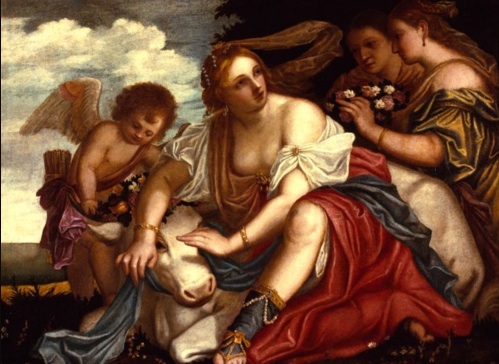 Rape of Europa by Padovanino Rape of Europa by Padovanino