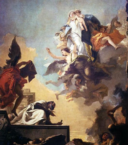 Apparition of the Virgin to St Simon Stock Apparition of the Virgin to St Simon Stock