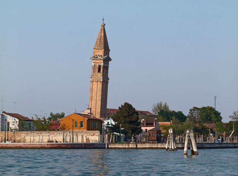 Leaning tower of Burano