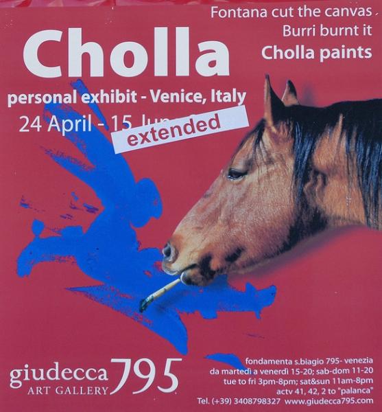 Chollo the Painting Horse poster Chollo the Painting Horse poster