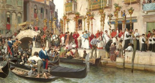 Ludwig Passini, Venetian Procession