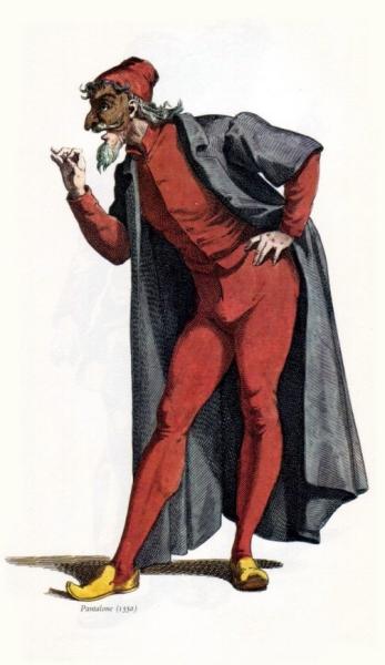 Pantalone, by Maurice Sand, 1550 Pantalone, by Maurice Sand, 1550