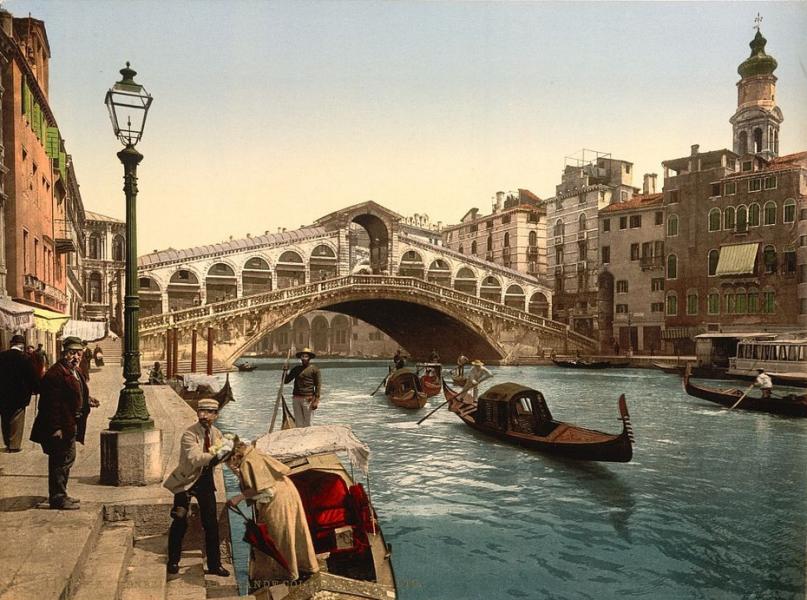 Rialto Bridge, between 1890-1900 Rialto Bridge, between 1890-1900
