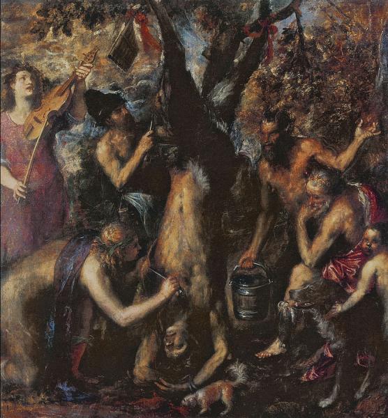Flaying of Marsyas, by Titian