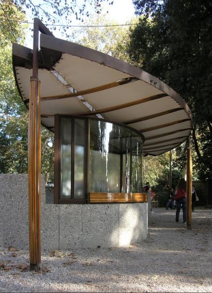 Carlo Scarpa's Biennale ticket booth (1952)