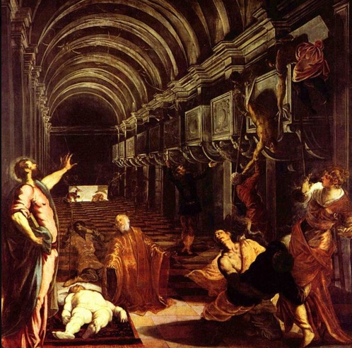 Finding the body of St Mark, by Tintoretto