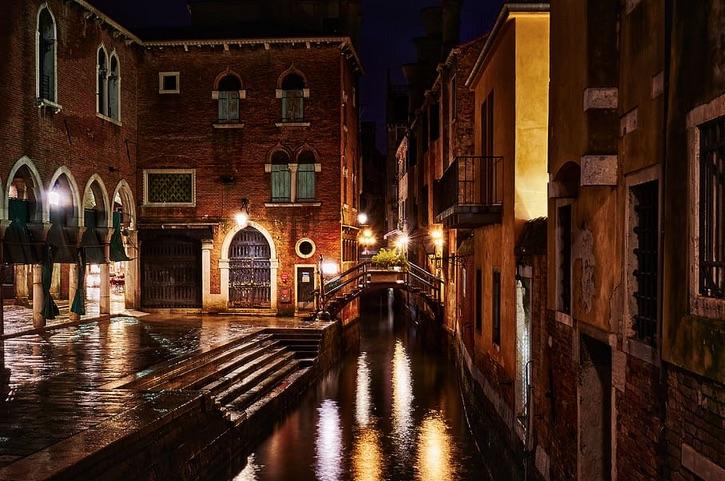 Canal by night