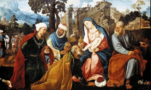 Adoration of the Magi by Bonifazio de' Pitati