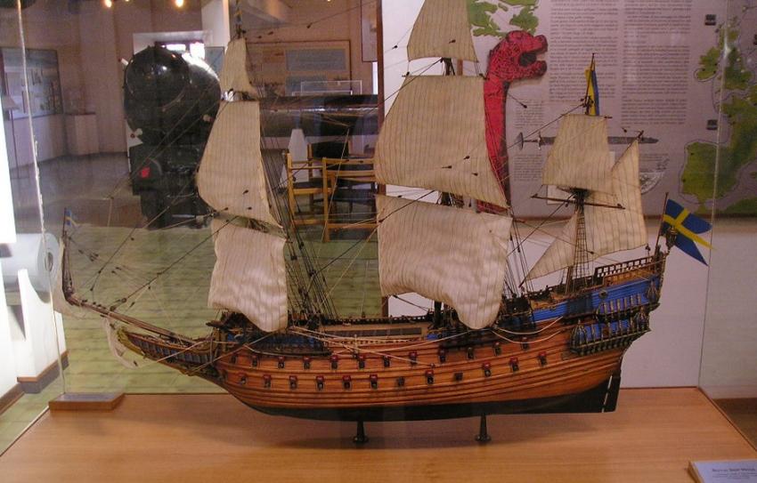 Model in the Museo Storico Navale