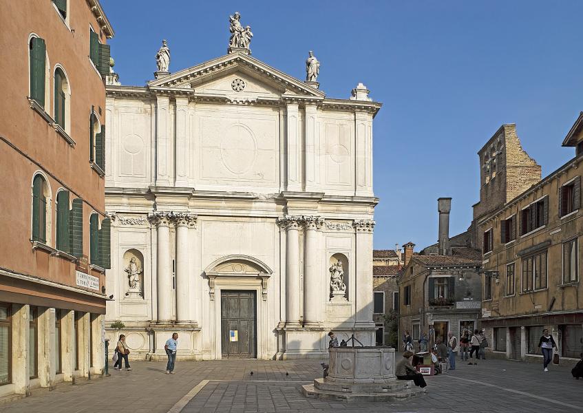 Church of San Tomà on the eponymous campo Venice.