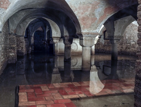 Flooded crypt