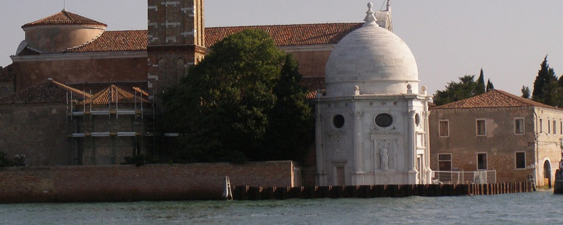 The white Cappella Emiliana at S. Michele