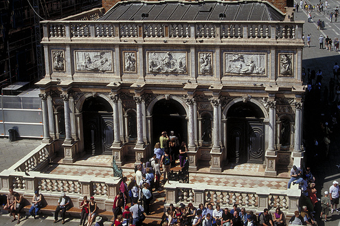 Sansovino's Loggetta, Piazza S. Marco