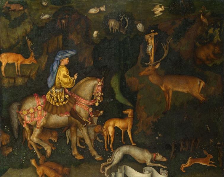 Vision of St Eustace, by Pisanello