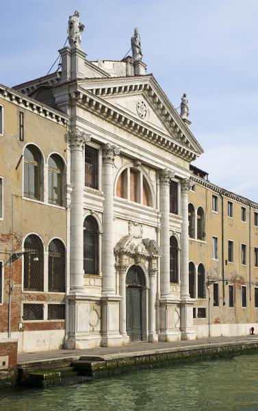 Church of San Lazzaro dei Mendicanti in Venice, facade.