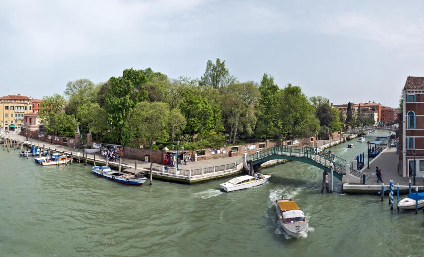 Papadopoli’s garden in Venice.