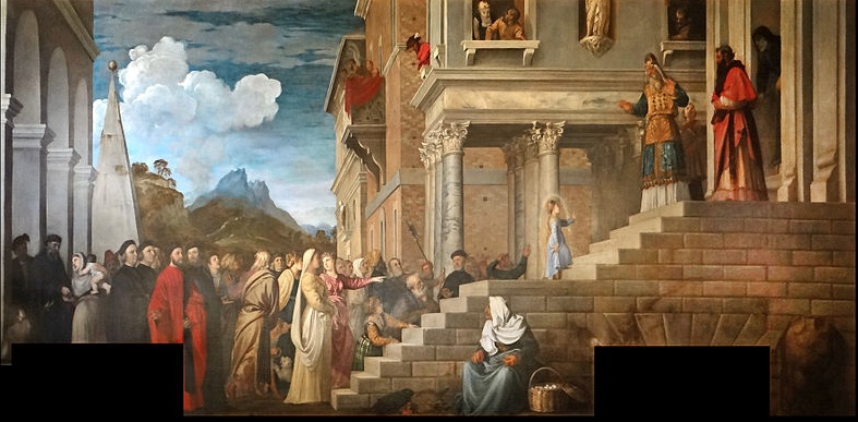 Titian's Presentation of the Virgin Titian's Presentation of the Virgin