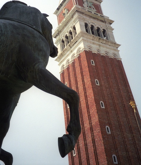 Campanile from the porch of St Mark's