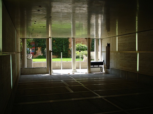 Looking towards Carlo Scarpa's garden