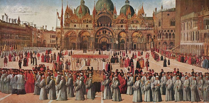 Procession of the True Cross, Gentile Bellini