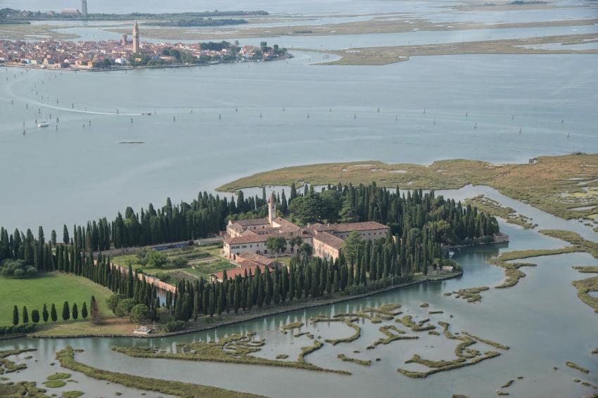 Aerial photographs of Venice
