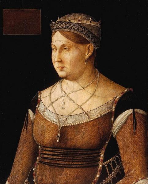 Gentile Bellini's portrait of Caterina Cornaro