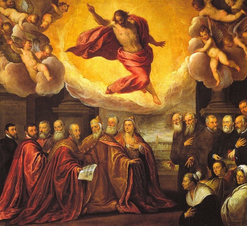 Doge Ranier Zeno endowing the Crociferi, Palma G. Doge Ranier Zeno endowing the Crociferi, Palma G.