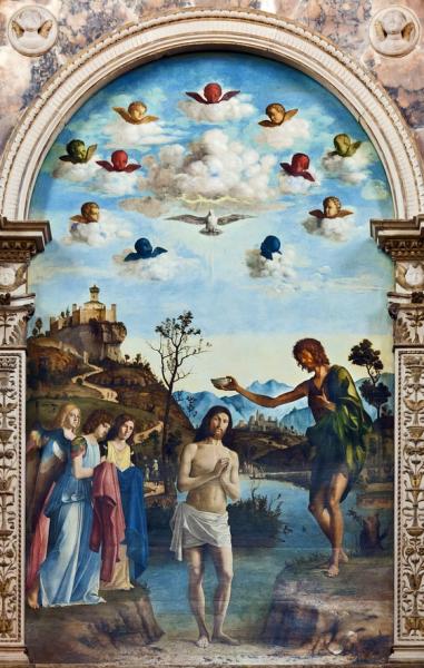 Baptism of Christ in S. Giovanni Bragora