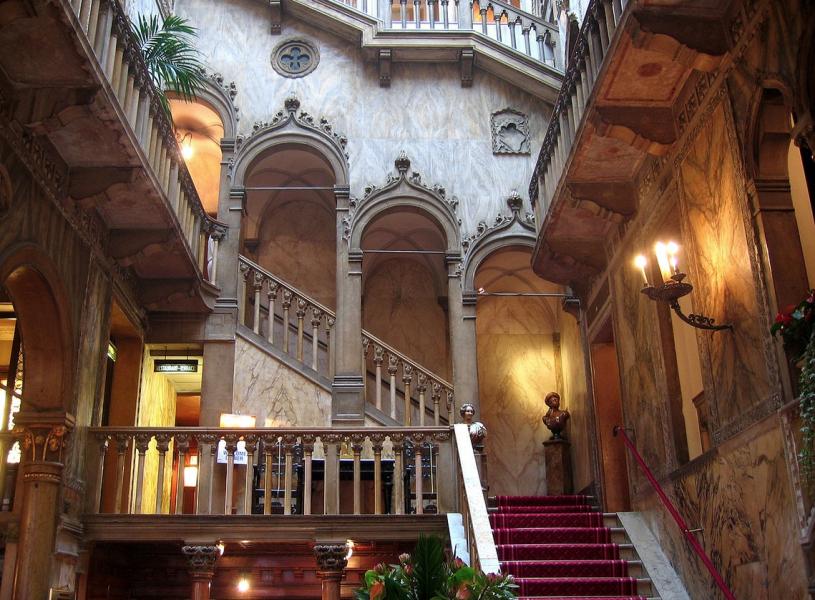 Interior of the Danieli Hotel